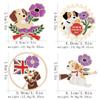 4 Styles Funny Dog And Poppy Design Lest We Forget Enamel Brooches Remembrance Day Animal Golden Pins Veterans Badge