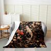 Stars Print Throw Blanket Cute Star Pattern Soft Breathable Fleece Blanket Watercolor Geometric Fuzzy Blanket for Sofa Bed Couch