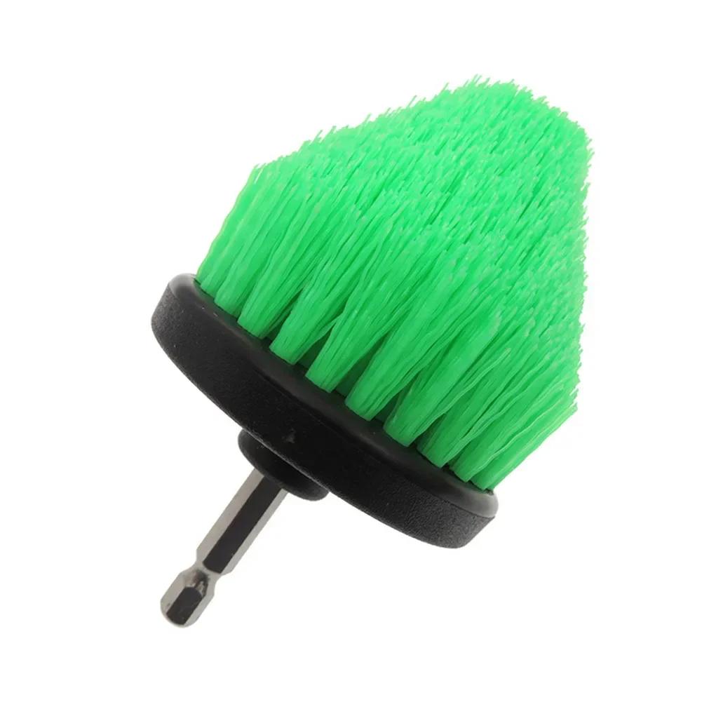 2.5 Inch Electric Cleaning Brush Wheel Brush Car Washing Connecting Rod Conical Detail Cleaning Tool For Furniture Kitchen