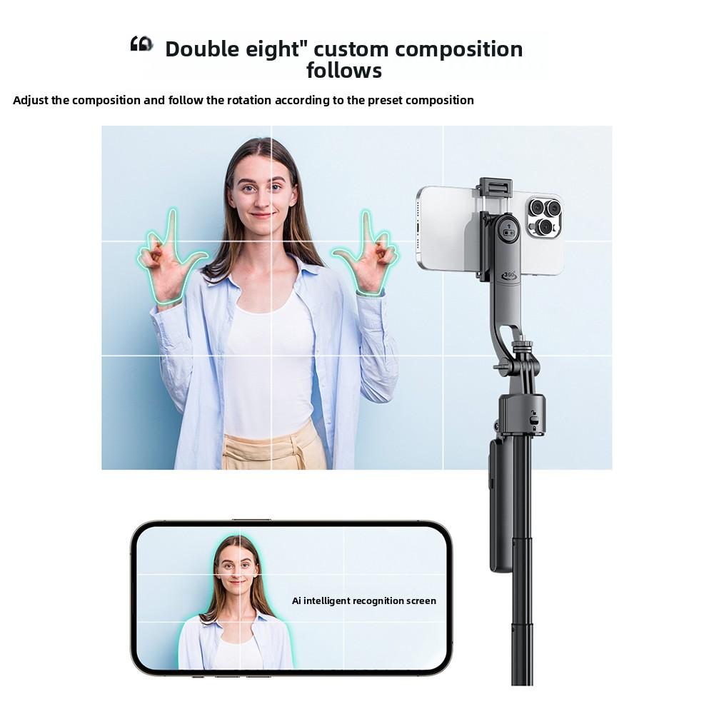 Face Tracking Gimbal Stabilizer Tripod Auto Pop-Up Phone Selfie Stick  for Vlog Video Shooting