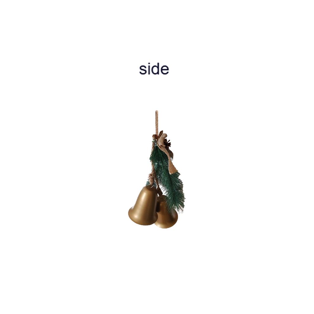3D StereoscopicChristmas Bell Decoration Pendant Christmas Interior Wall Decoration Needles Linen Bell Decoration