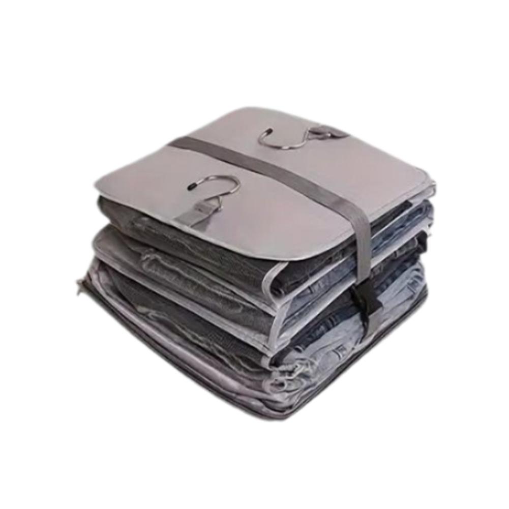 

Сумка для хранения Складной органайзер Портативная подвесная сумка Многосекционный Дорожный Домашний Органайзер для хранения в шкафу Инструменты для экономии места серый