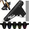 2pcs Bicycle mudguards,  carbon fiber patterned bicycle mudguards, suitable for front and rear wheels, ultralight mountain bike mudguards.