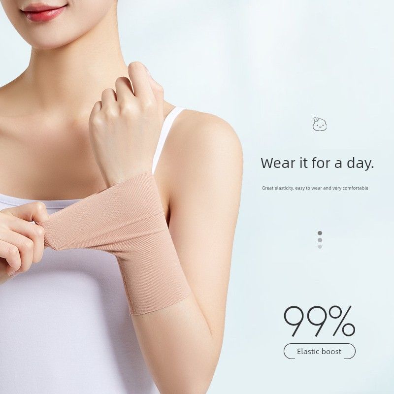 Wrist Protector Joint Gloves Summer Ultra-Thin Modal Tendon Sheath Elbow Arm Tattoo Cover Scar Warm Keeping Sports