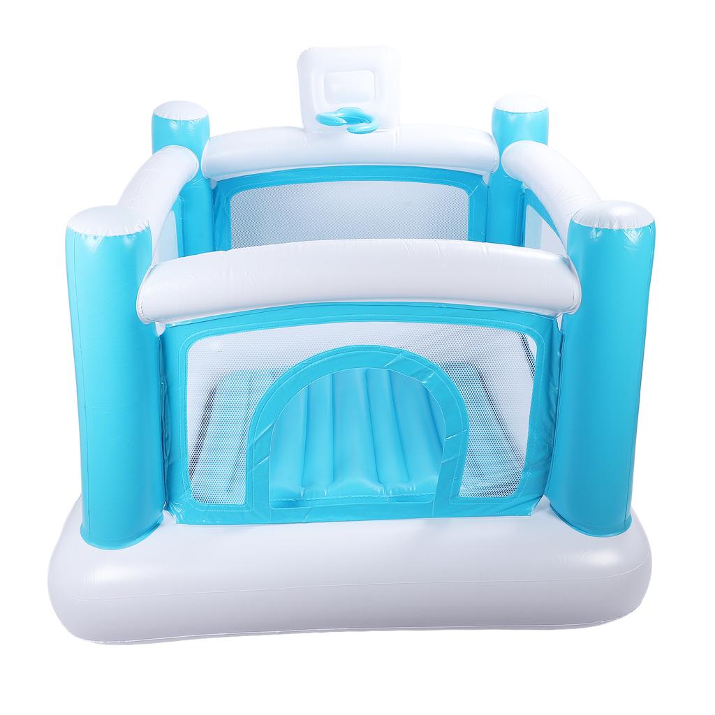Bounce House Thickened PVC Inflatable Bouncy Castle with Detachable Mat for Indoor Outdoor