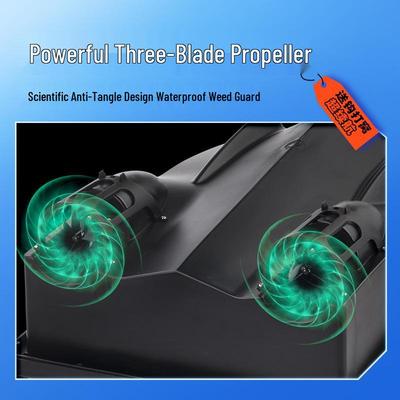 Enhanced Smart Bait Boat: High-Power Remote-Controlled Fishing Trolling Boat with Auto Speed, Hooks, and Anchoring