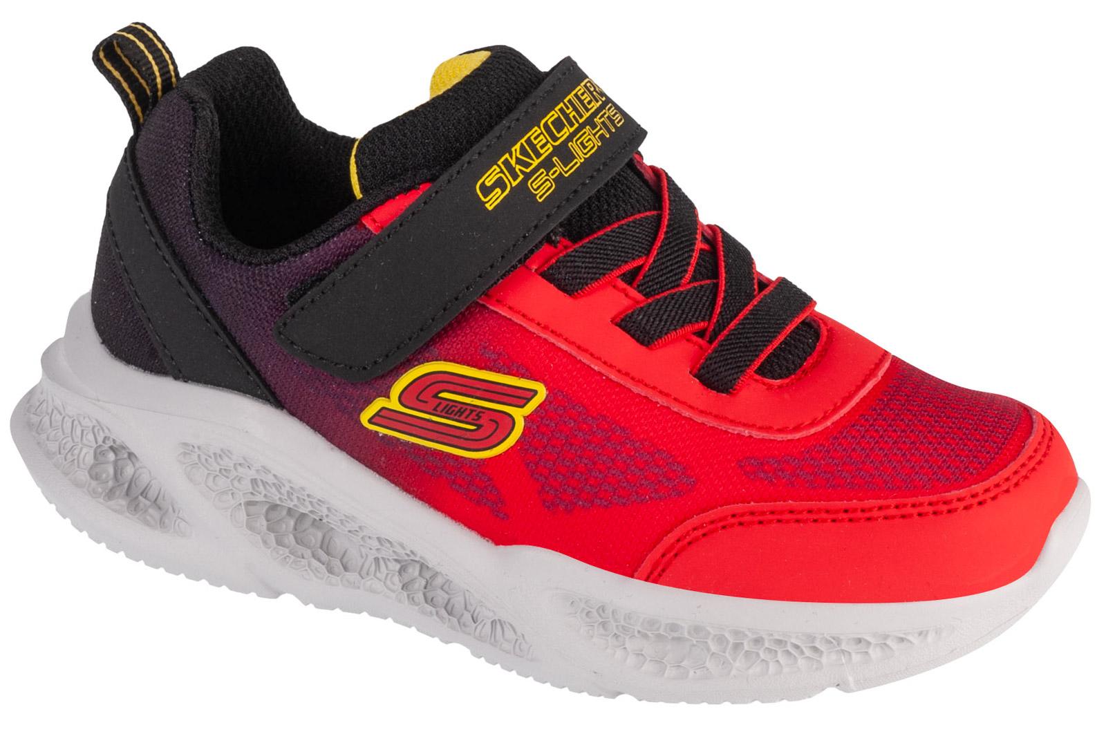 Skechers Meteor-Lights - Krendox, Baskets rouges pour garçon 23 rouge