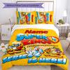 3pcs Custom Name SuperZings Bedding Set Duvet Cover Closure Includes 1 Duvet Cover & 2 Pillowcases for All Seasons Bedroom Decor