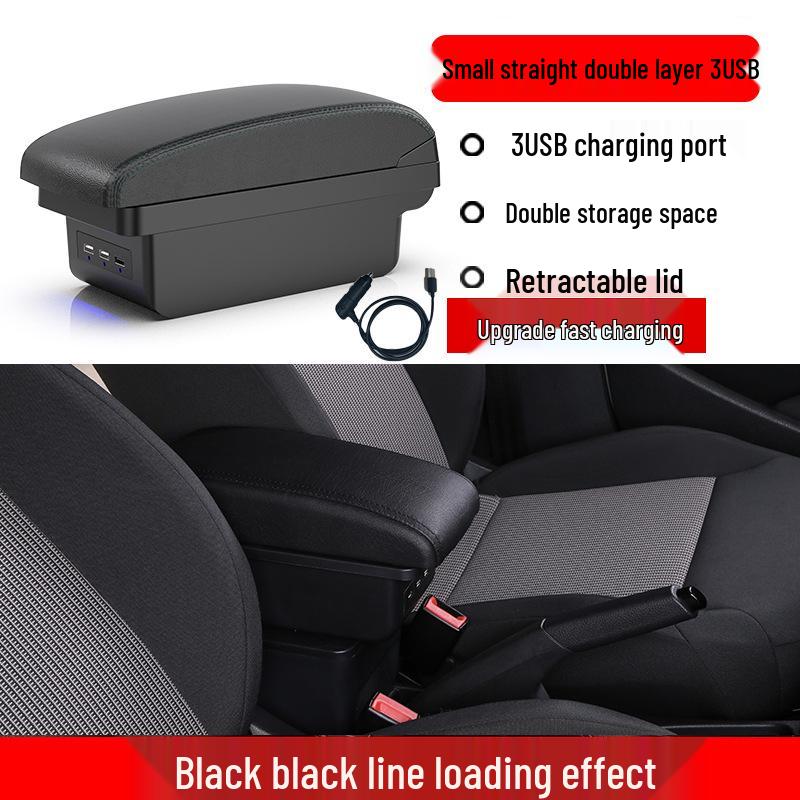 Ford Fiesta Armrest Box for Sedan & Hatchback Models - Upgraded Accessories
