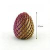 Uovo di Drago Giocattolo Decompressione Stampa 3D - Sfera Fidget Rotante Liscia Sollievo Ansia ADHD Giocattolo per Dita Eco-Sicuro per Bambini Adulti