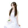 Summer Beach Ruffle Strap Dress: First Love Feel in White