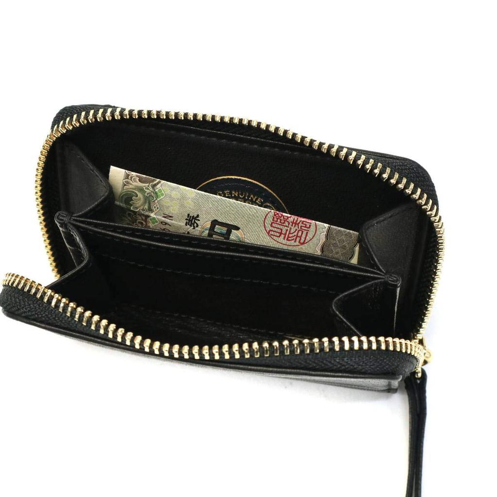 Porter Wise Coin & Pass Case (Black)