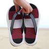 Fashion Comemore 2025 New Summer Women's Flat Slippers Women Casual Massage Flip Flops Beach Sandals Female Shoes Striped Lady Slipper