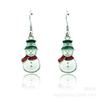 2018 New European & American Fashion Snowman Christmas Earrings: Festive Holiday Jewelry