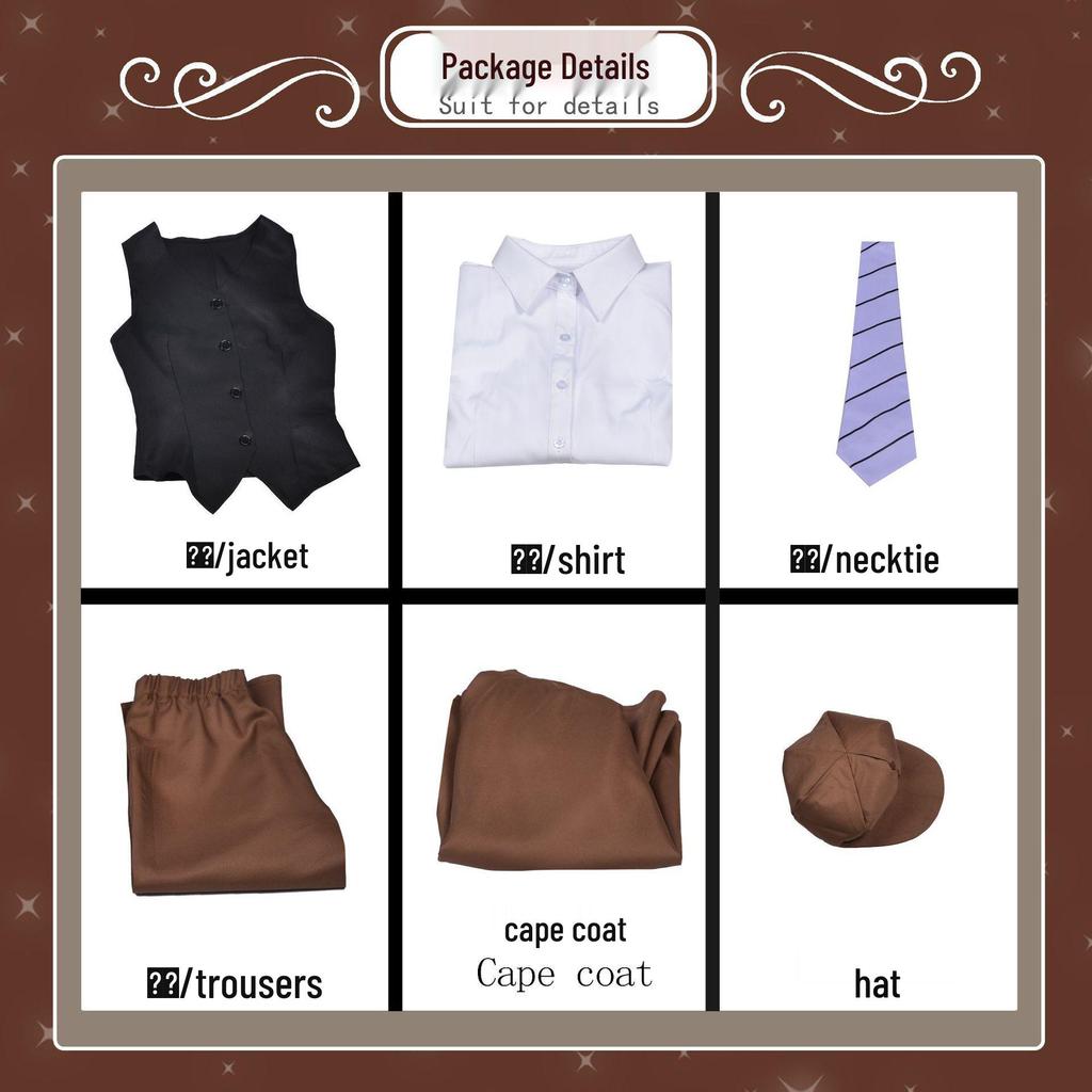 Bungo Stray Dogs Yosano Akiko, Dazai Osamu, and Nakahara Chuuya Cosplay Costume Set