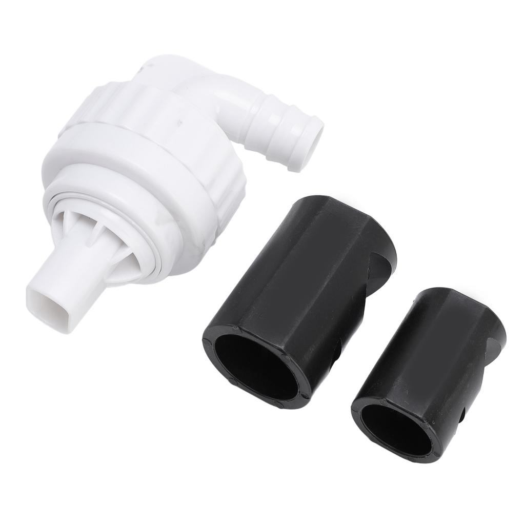 Aquarium Water Outlet Connector Set Plastic Noise Reduction Prevent Backflow Water Outlet Pipe Hose Adapter Set