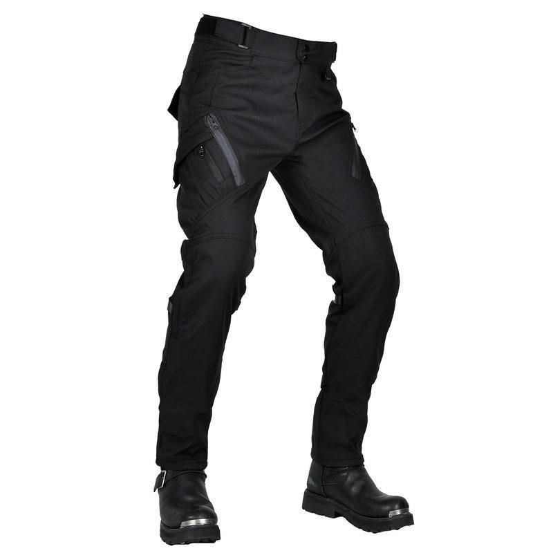 Mens All-Season Motorcycle Riding Pants With Impact Protection Waterproof Windproof Breathable High-Waist Stretch Fit