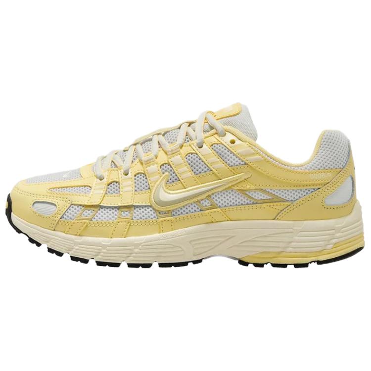 Nike P 6000 Abrasion Resistant Low Top Running Shoes Women's Yellow Sneakers BV1021-700