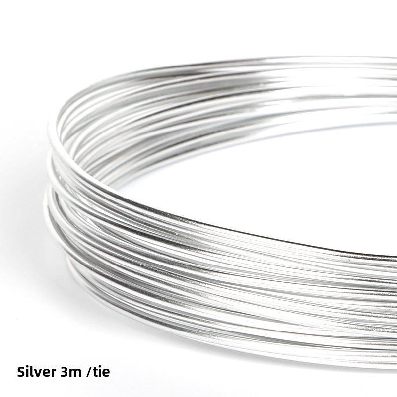 Colored Oxidized Aluminum Wire (1mm-2.5mm) for DIY Crafts & Bicycle Ornaments