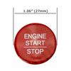 Red Carbon Fiber Keyless Engine Push Start Button Cover For Honda Accord Civic..