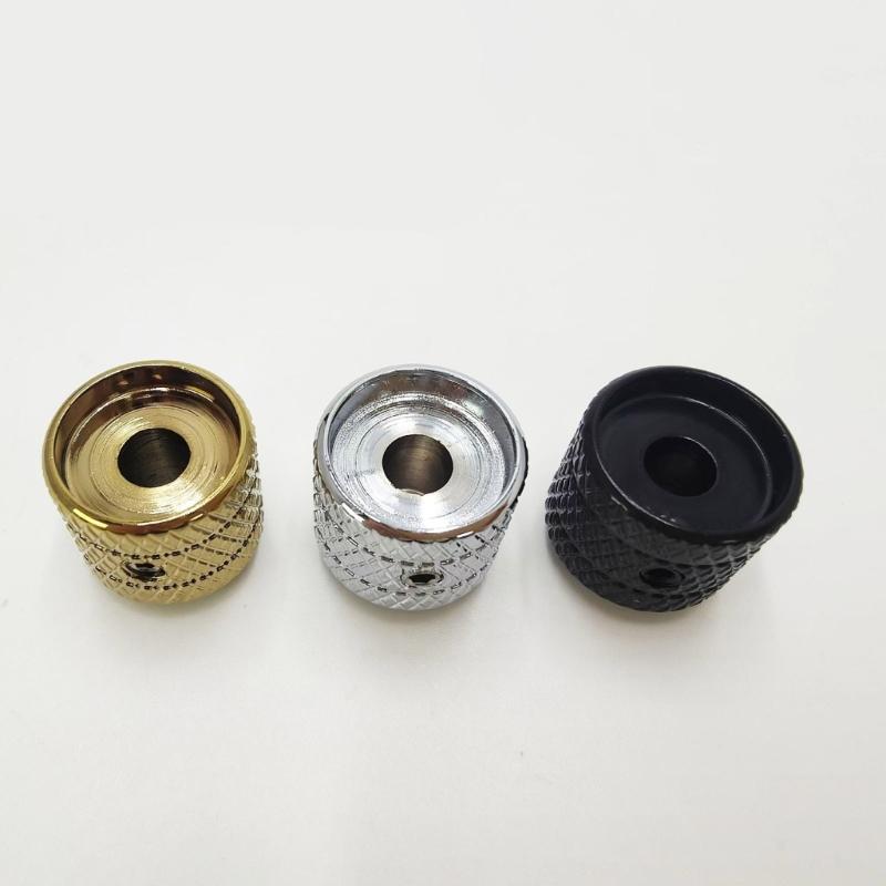 Pack of 2 Standard Guitar Knobs Potentiometer Caps Suitable for Various Models Features Tool Frees Quick Installation