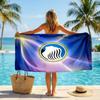 Asciugamano da Spiaggia Asciugatura Rapida in Microfibra Assorbente Portatile da Viaggio per Nuoto Atalanta FC