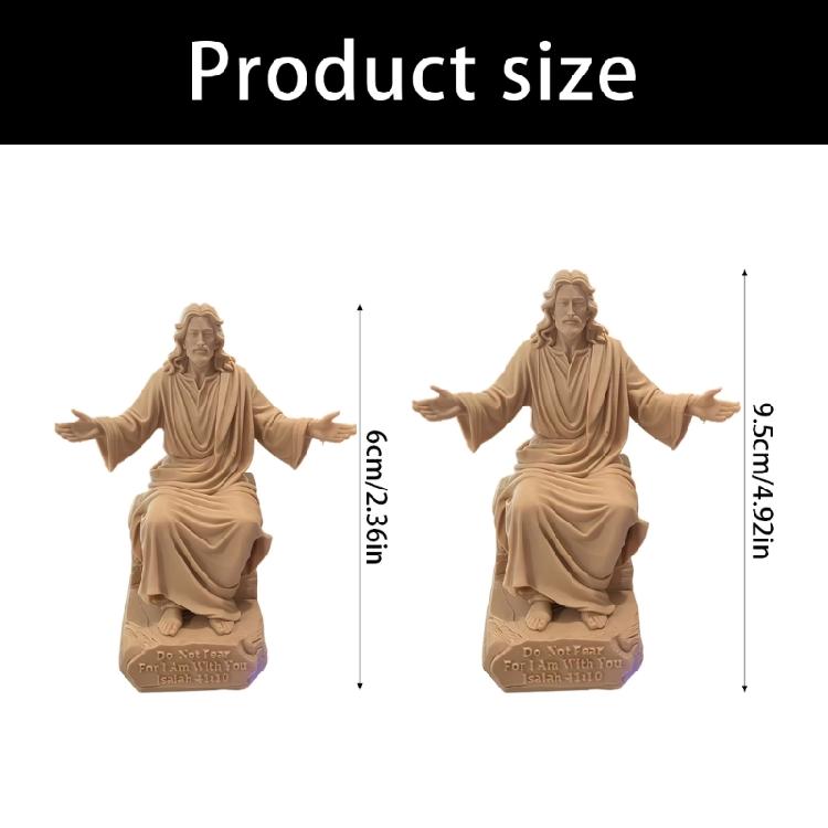 Desk Companion Figurines Jesuses Christ Statue Ornament Religious Gift Christian Car Dashboards Home Office Decoration