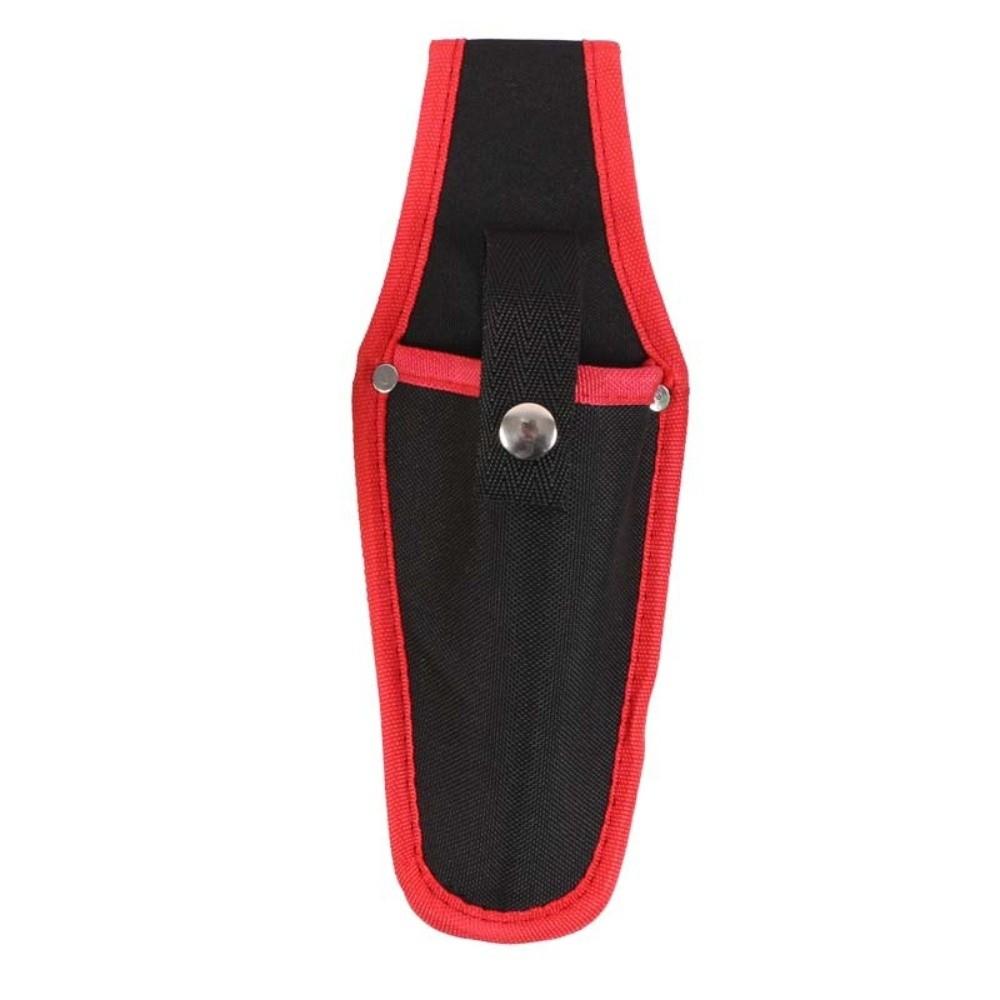2PCS Canvas Pruning Shears Pouch Lightweight Portable Scissor Holder with Buckle Red Scissor Belt Pouch