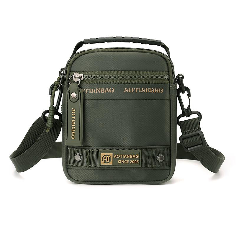 Men's Shoulder Bag Solid Color Handbag