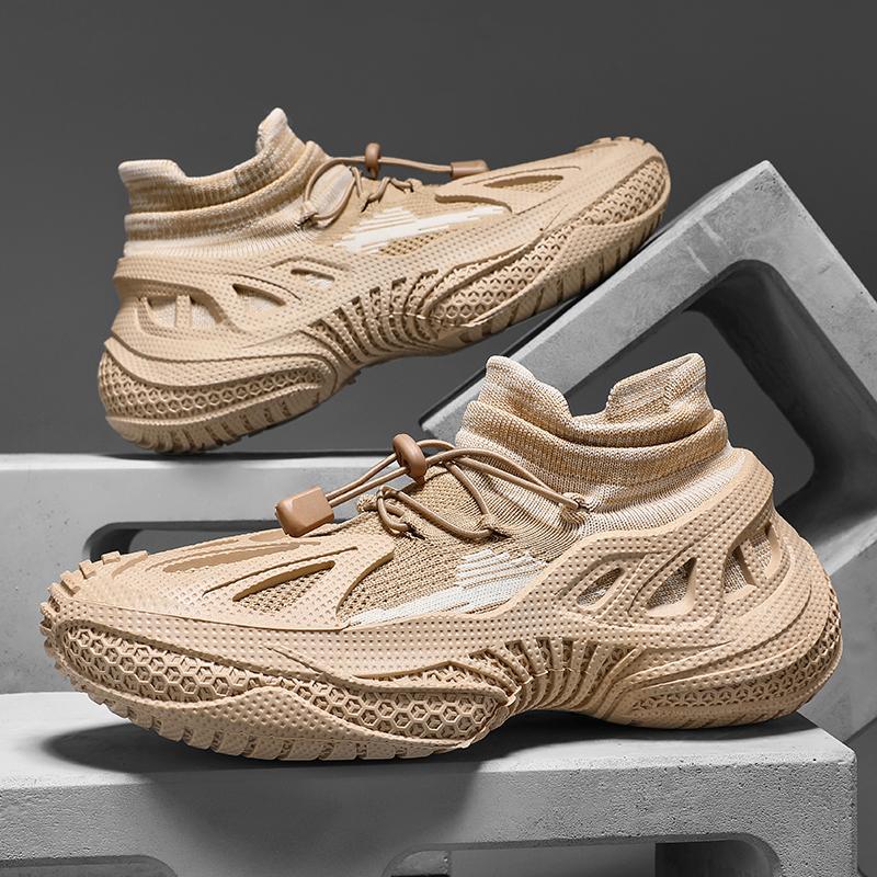 Neue Herren-Freizeit-Sportschuhe Neu Bequem Atmungsaktiv Mesh-gefüttert Sommer-Saison Herrenschuhe Vielseitige Trendige Board-Schuhe