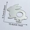 Animal Rabbits Shape Die Cut Metal Embossing Templates Carbon Steel Cutting Dies for Card Making Scrapbooking Packaging