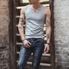 100 Einfarbige Herren Slim Fit Sommerwesten - Elastische Passform für alle Altersgruppen, Ideal für Sport und Fitness