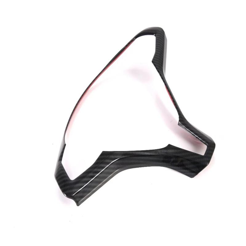 For Tesla Model S Model X ABS Car Steering Wheel Frame Sticker Inner Direction Control Button Decoration Trim Cover Accessories