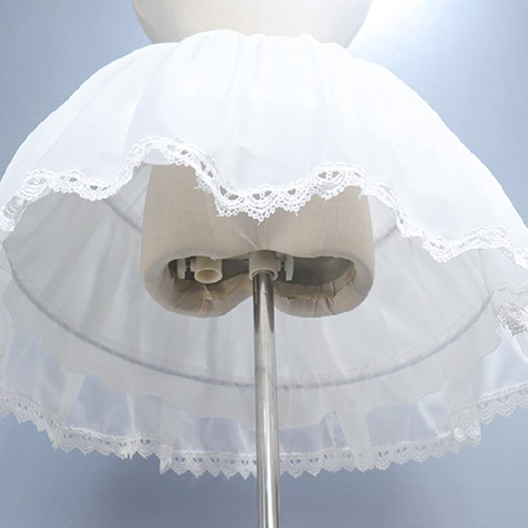 Sottogonna Crinolina Gabbia 2 Cerchi Gonna Corta Sottovesti per Abito da Sposa