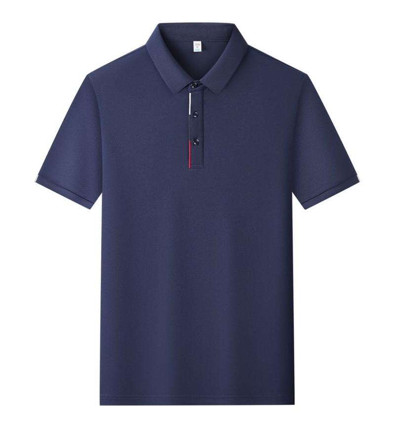 Solid Color T-Shirt Summer Men's and Women's Lapel Short Sleeve YG-188