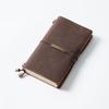 Cuaderno de Cuero Genuino TN Vintage - Diario y Bloc de Notas de Cuero Vacuno Crazy Horse Hecho a Mano En Stock