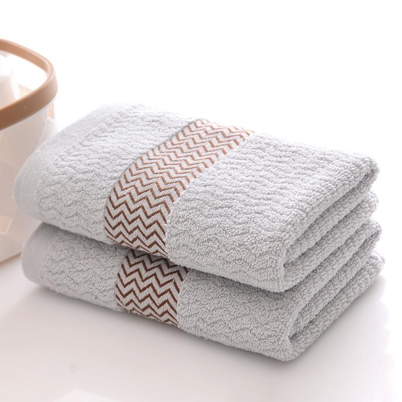 Thickened Absorbent Bath Towel - Large Pure Cotton & Polyester Blend, 90x40 cm, Suitable for Adult Face and Household Use