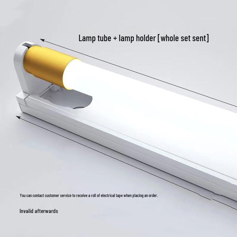 1.2M High Brightness Daylight T8 LED Tube with Bracket - Single Tube Lamp Holder