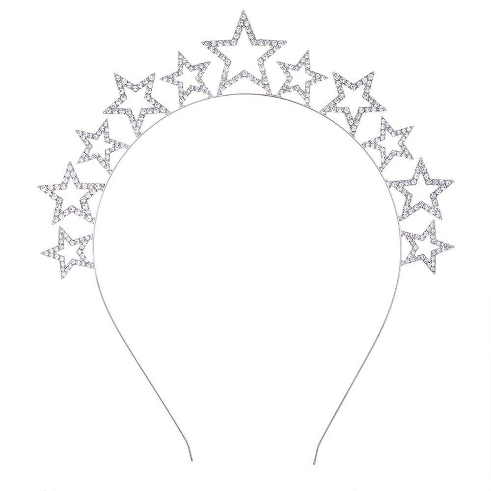Gift Metal Letter Hair Hoop Party Ornament Zinc Zinc Alloy Crystal Headwear Christmas Antlers Hairband