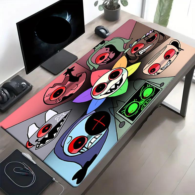 Dandy's World Print Mouse Pad, Anti‑Slip Desktop Keyboard Mat, for PC Laptop Gaming Working Daily Use, Cool Festival Surprise Gift