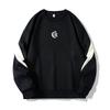 Spring and Autumn Loose Sweater Men Plus Size Round Neck Casual Men's Long Sleeve Sweater
