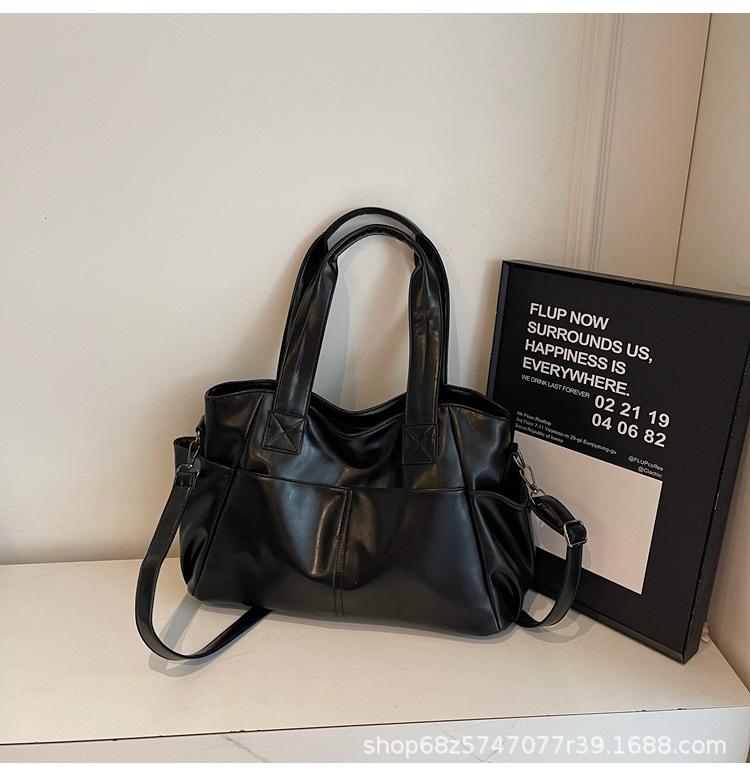 Handbag Bag Women's 2025 New Large-capacity Retro Shoulder Bag Versatile Trend Crossbody Commuter Bag