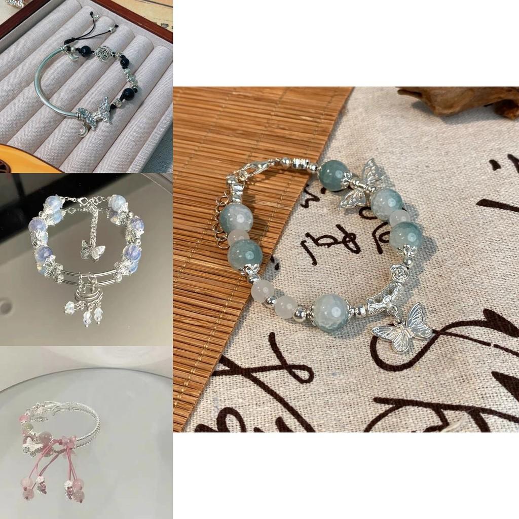 Ethereal Dream Butterfly Bracelet Handmade Artistic New Chinese Fashion Trend