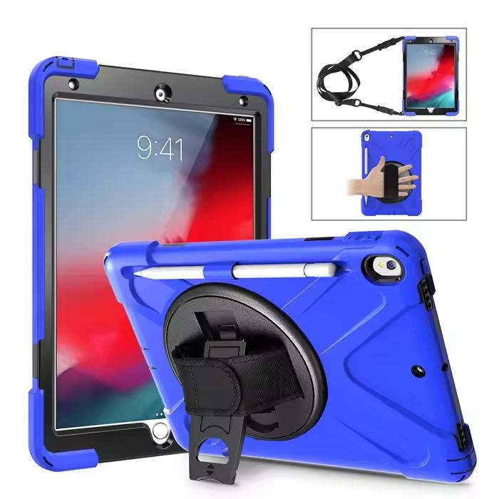 For iPad Pro10.5 Case Rugged Hybrid Armor Case Kickstand Shell Pencil Holder Tablet Cover for iPad Pro10.5