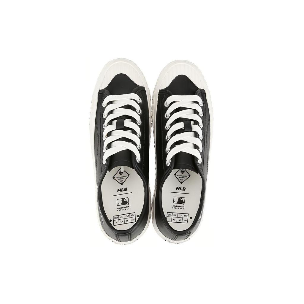 MLB Playball New York Yankees Canvas Casual Slip-Resistant Durable Low-Top Sneakers Unisex sneakers Black 32SHP3911-50L