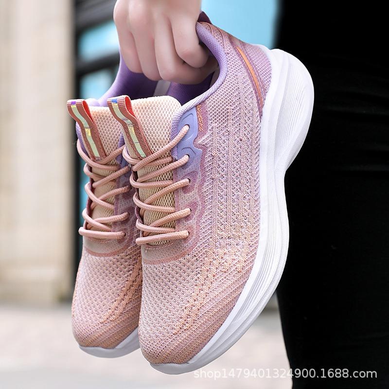 Women's shoes new soft-soled lightweight sports shoes women's mesh breathable thick-soled casual running shoes