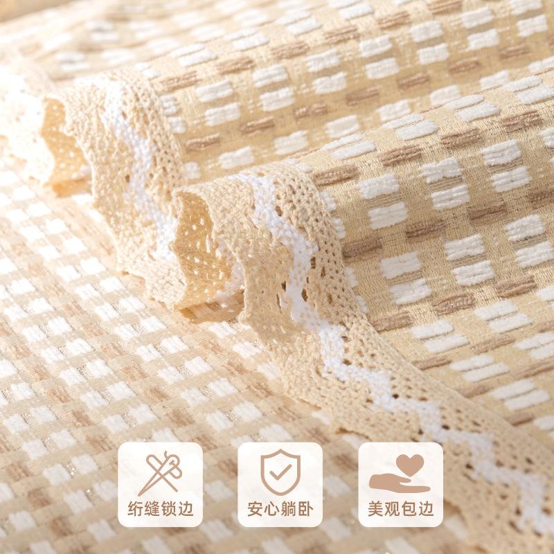 Woven Imitation Cotton And Linen Sofa Cushion Universal In All Seasons  New Simple Modern Linen Seat Cushion Fixed Non-Slip Cover