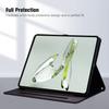 Wallet Case for OnePlus Pad Go/Oppo Pad Air/Neo 3D Effect Cat Pattern Leather Stand Table Cover with Stylus Holder