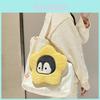 Sac en toile pingouin mignon pour femme avec grande capacité et fermeture magnétique pour un usage quotidien
