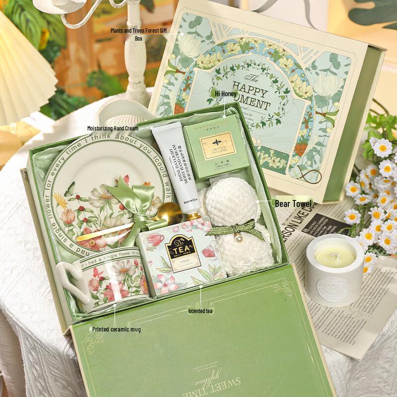 Romantic Forest Ceramic Mug & Saucer Set Romantic Forest Set 04